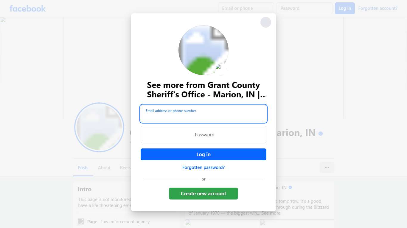 Grant County Sheriff's Office - Marion, IN Marion IN Facebook